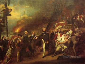 La Victoire de Lord Duncan alias Surrender de l’Amiral John Singleton Copley Peinture à l'huile